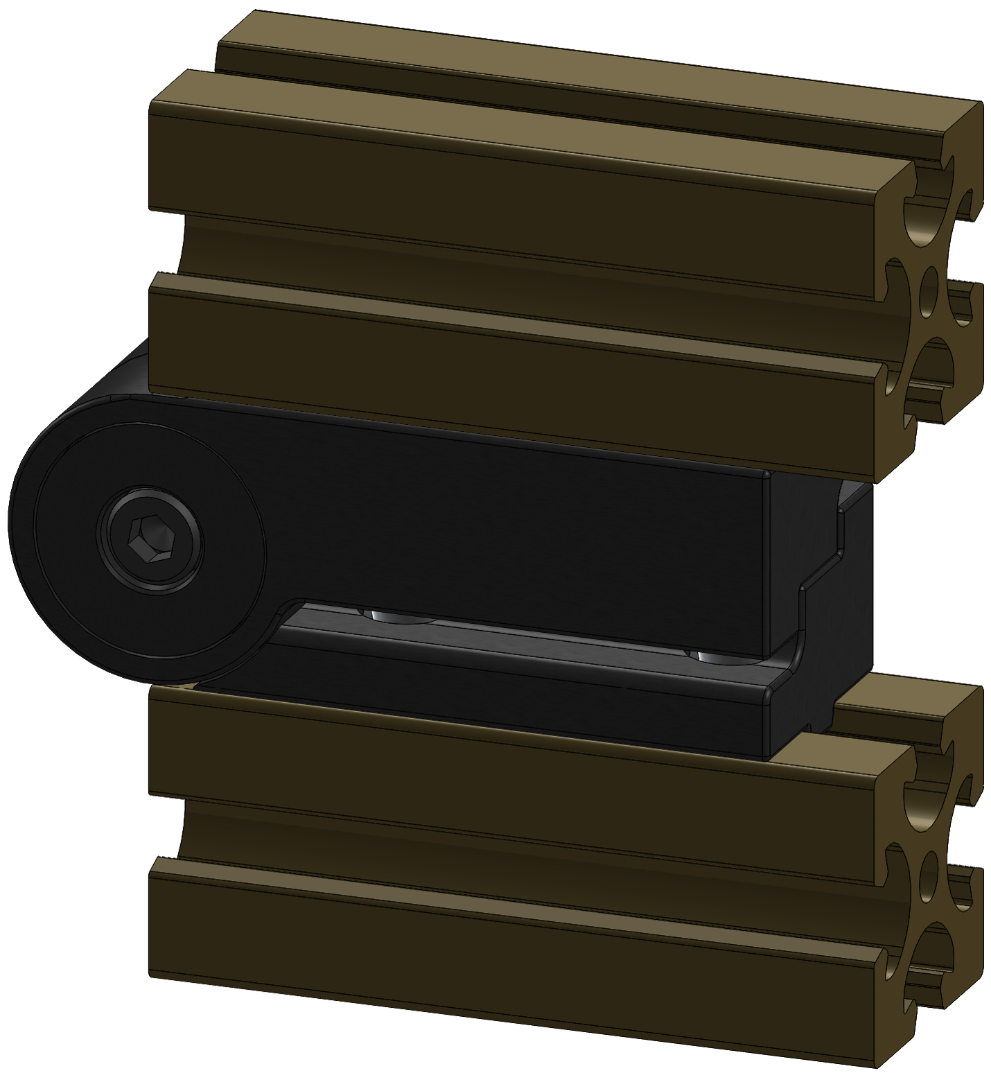 40mm Adjustable Angle Bracket Offset Profile Mount Kit